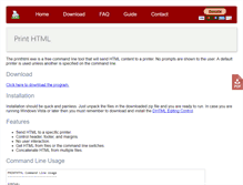 Tablet Screenshot of printhtml.com